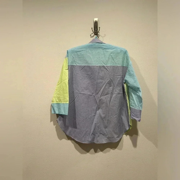 TERRA SJ Apparel Multi Colored Stripped Button Up Top / Size XS / - Picture 5 of 8